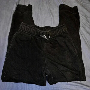 Boys size 6/7 cat and jack black joggers